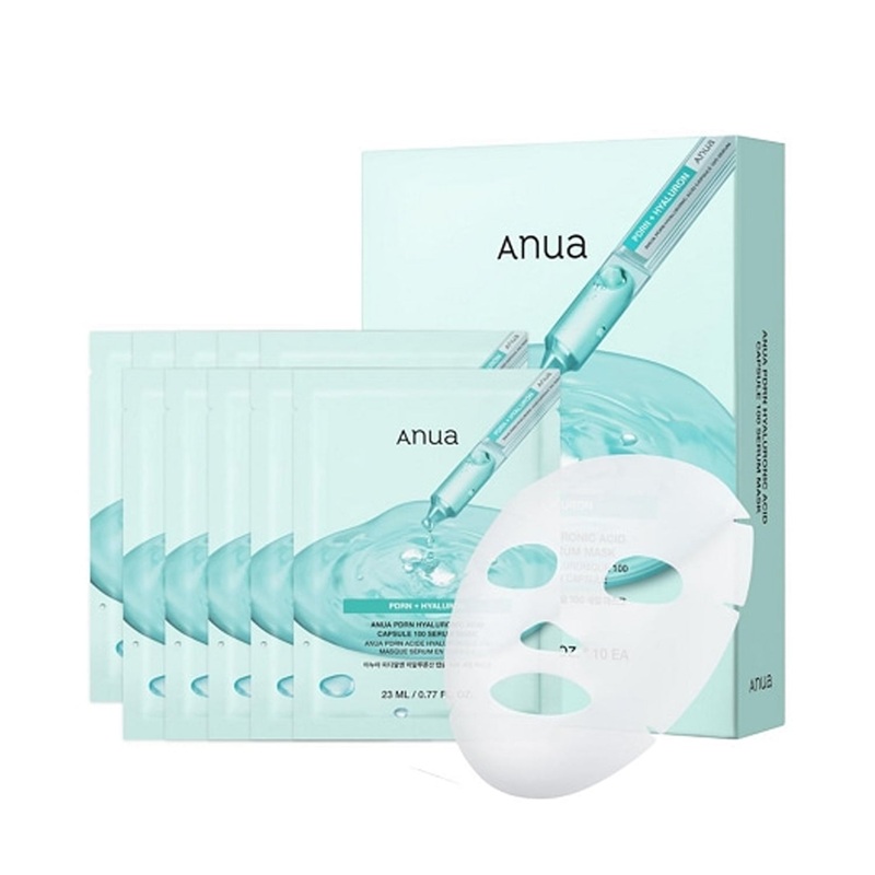 Anua PDRN Hyaluronic Acid Capsule 100 Serum Mask 23ml (10ea)