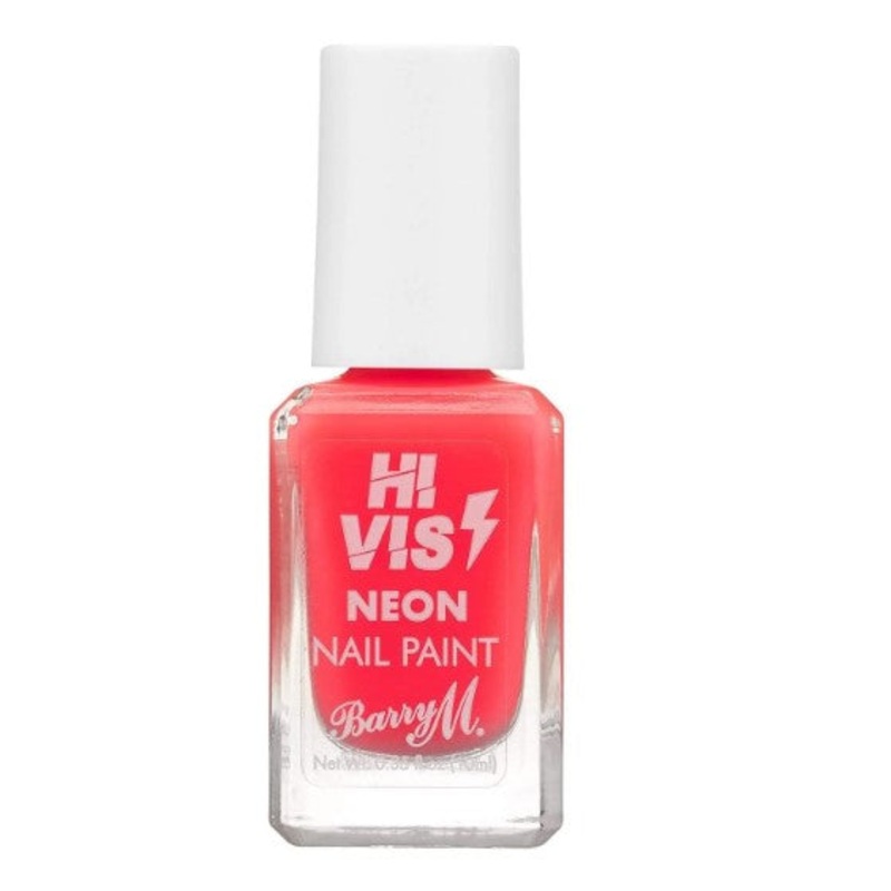 Barry M Hi Vis Neon Nail Paint Coral Blaze