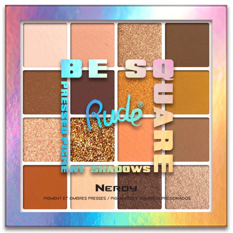 Rude Cosmetics Be Square Pressed Pigment & Shadow Nerdy – Wholesale 4 Units (RC-38232)