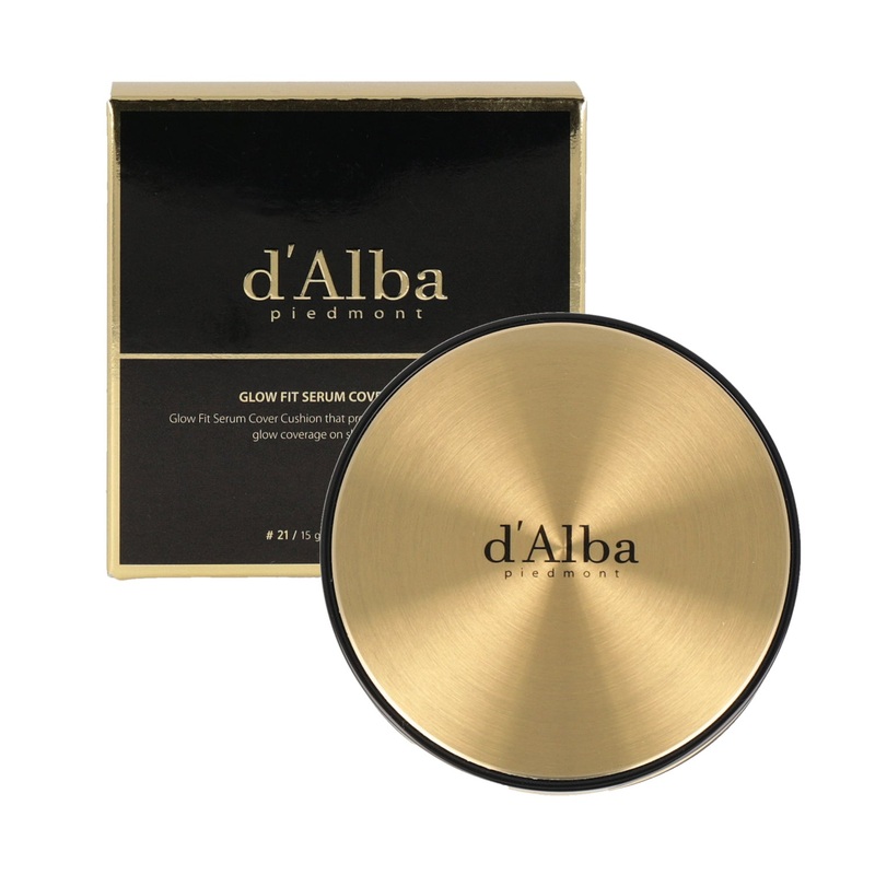 d’Alba Glow Fit Serum Cover Cushion 15g SPF50+ PA++++ 21