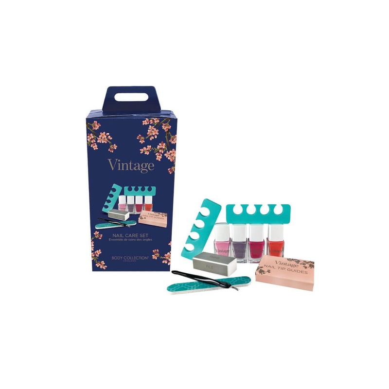 Vintage Nail Care Kit Gift Set