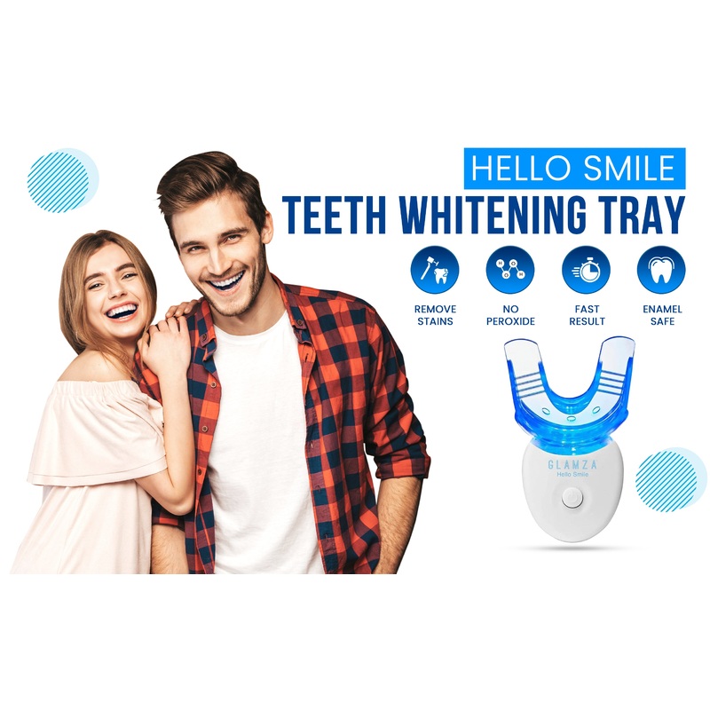 Hello Smile LED Mouth Tray  Fast & Effective Teeth Whitening – Free UK Delivery