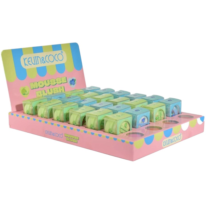 Kevin & Coco Mousse Blush – Wholesale Display 24 Units (KC258902)