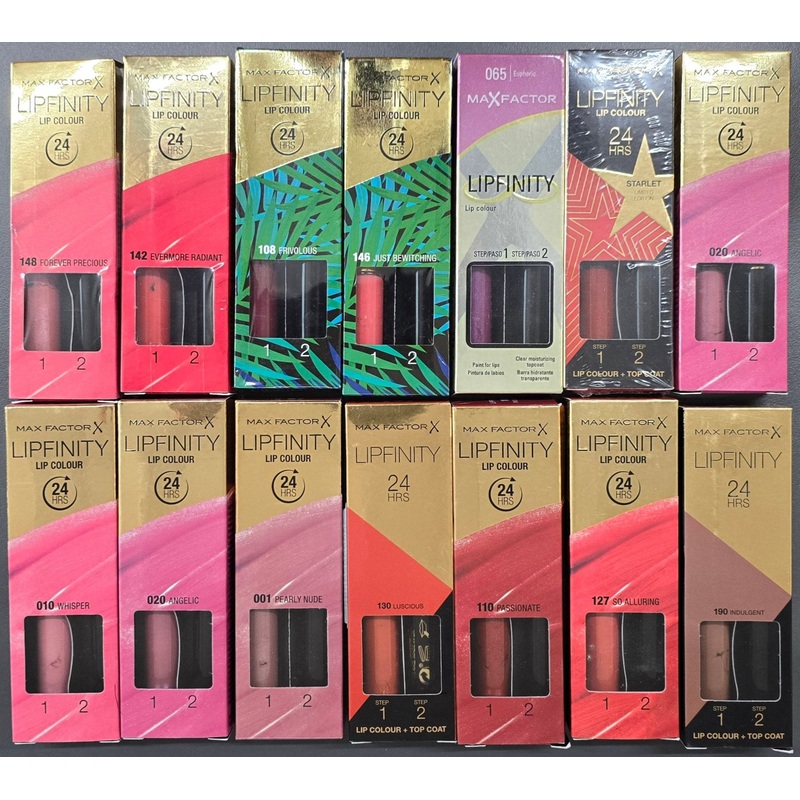 Max Factor Lipfinity Lipstick Assorted Pack Of 41