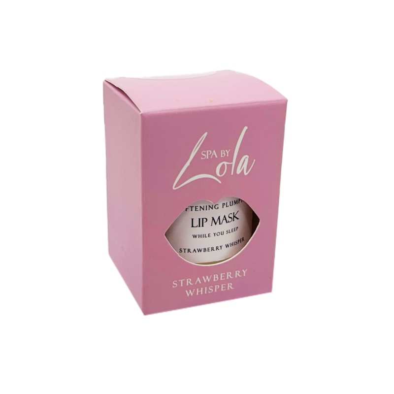 Spa By Lola Softening Plumping Lip Mask Strawberry Whisper