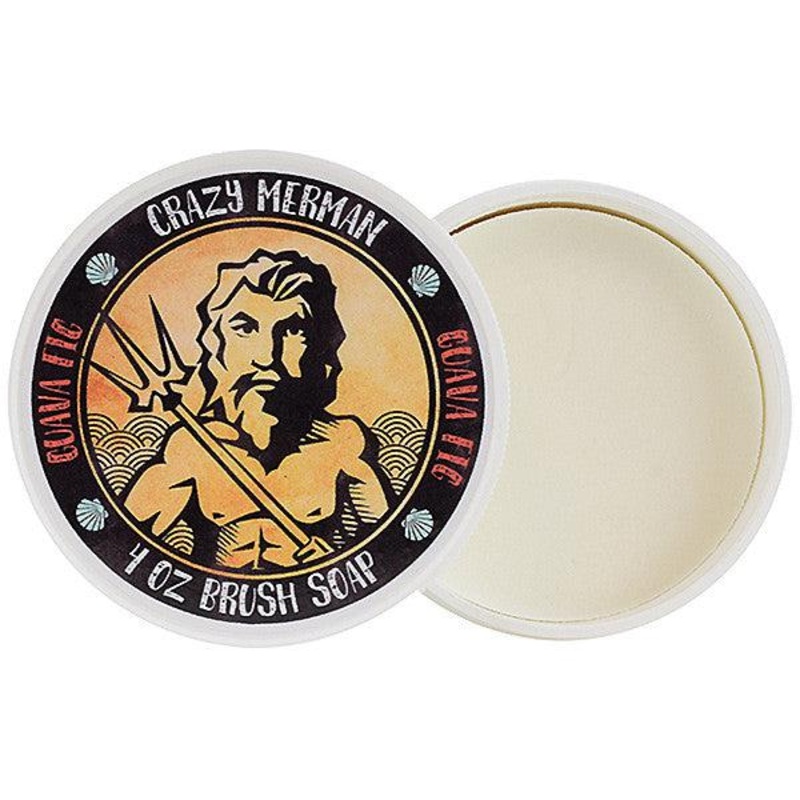 Crazy Merman Makeup Brush Cleaner Soap Guava Fig 2.0 oz