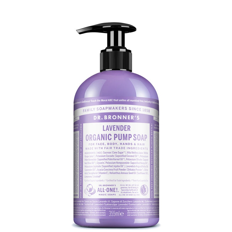 Dr Bronner’s Lavender Organic Pump Soap 355ml