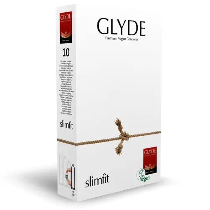 Glyde Ultra Slimfit Vegan Condoms 10 Pack (5% VAT)