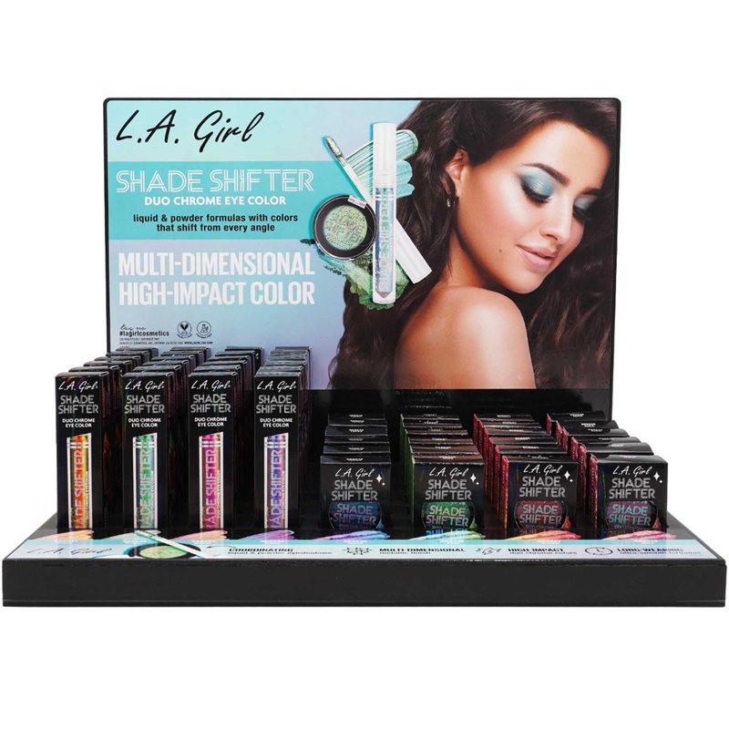 L.A. Girl Shade Shifter Duo Chrome Eye Color – Wholesale Display 48 Units (GPD506)
