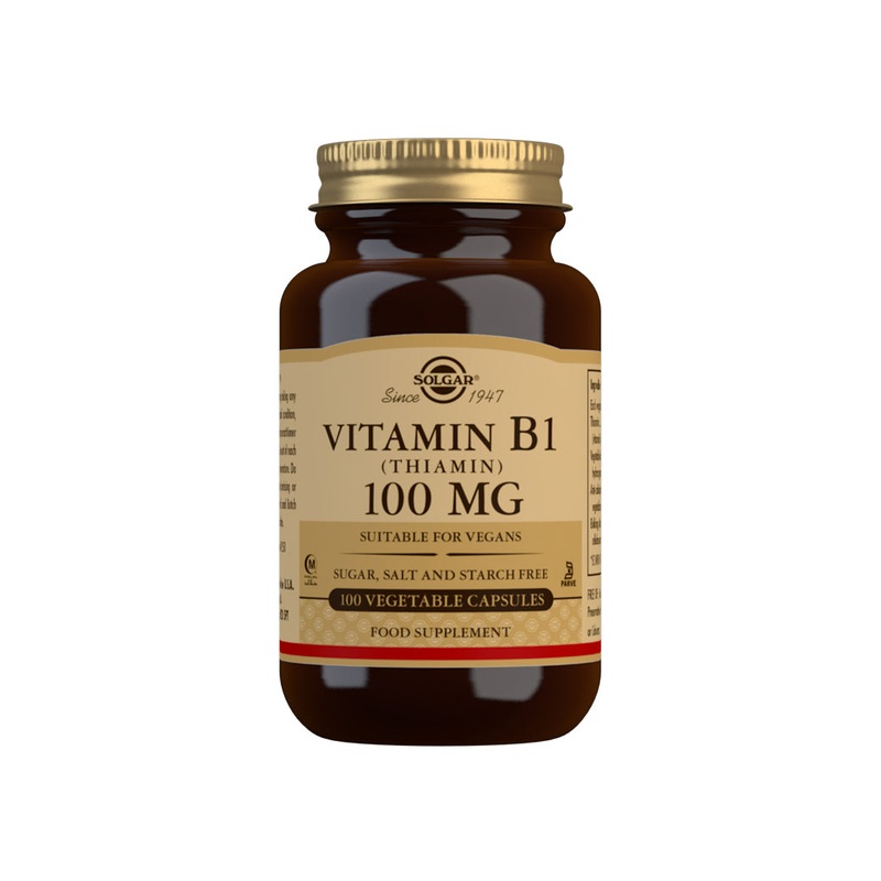 Vitamin B1 (Thiamin) 100mg 100 capsules