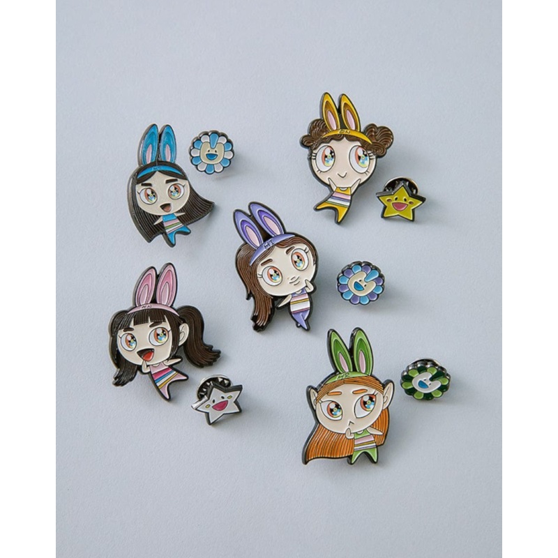 NewJeans x MURAKAMI METAL PIN BADGE MINJI